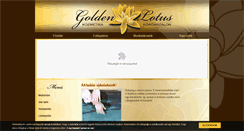 Desktop Screenshot of goldenlotus.hu